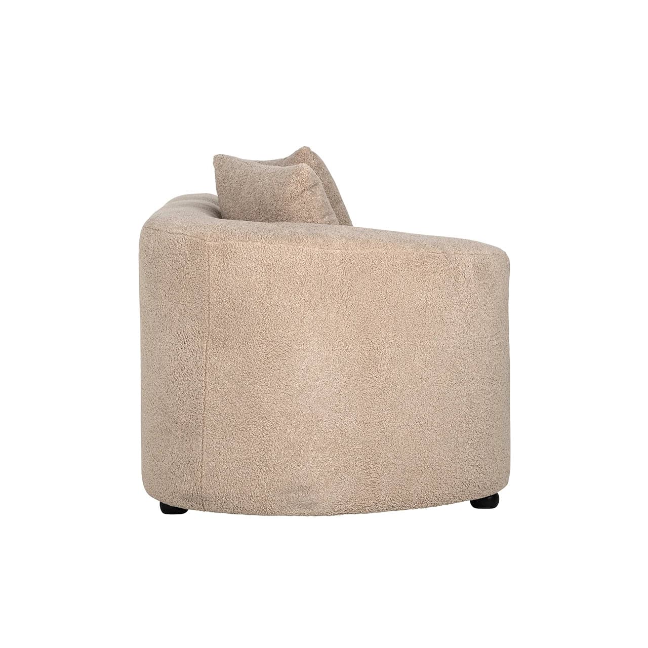 Richmond Interiors - Couch Grayson Armlehne linkes Modul - sand furry 3-Sitzer Sofa Richmond Interiors