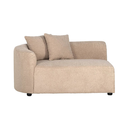 Richmond Interiors - Couch Grayson Armlehne linkes Modul - sand furry 3-Sitzer Sofa Richmond Interiors