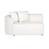 Richmond Interiors - Couch Grayson Armlehne linkes Modul - white furry 3-Sitzer Sofa Richmond Interiors