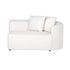 Richmond Interiors - Couch Grayson Armlehne rechtes Modul - white furry 3-Sitzer Sofa Richmond Interiors