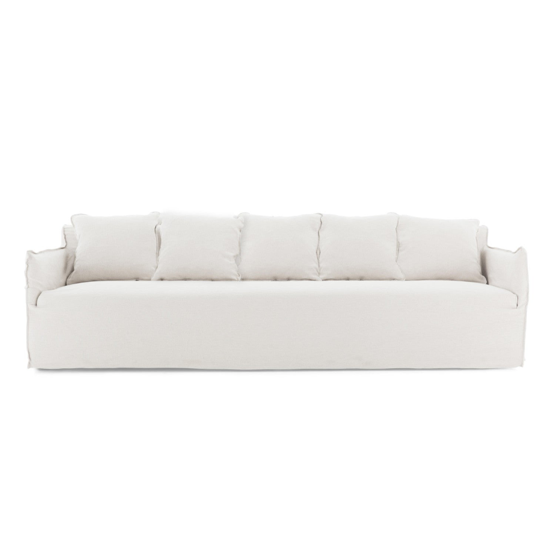 Flamant - SANDRINE Sofa, 300cm, 5 Kissen 5-Sitzer Sofa Flamant