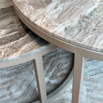 Richmond Interiors Couchtisch Fairfax – 2er-Set (Stone) 2er-Set Couchtisch Richmond Interiors