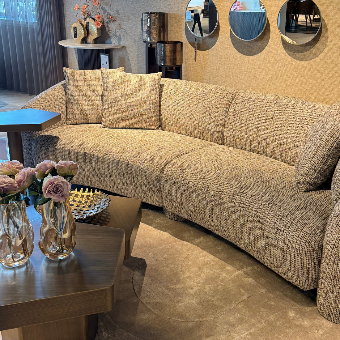 Richmond Interiors Sofa Milania trendy nature (Be Trendy 01 Nature) 3-Sitzer Sofa Richmond Interiors