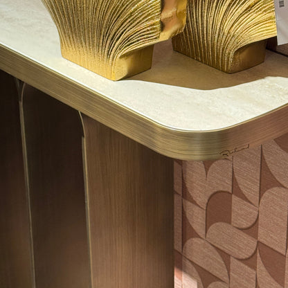 Richmond Interiors Konsolentisch Locarno – Brushed Gold Konsolentisch Richmond Interiors