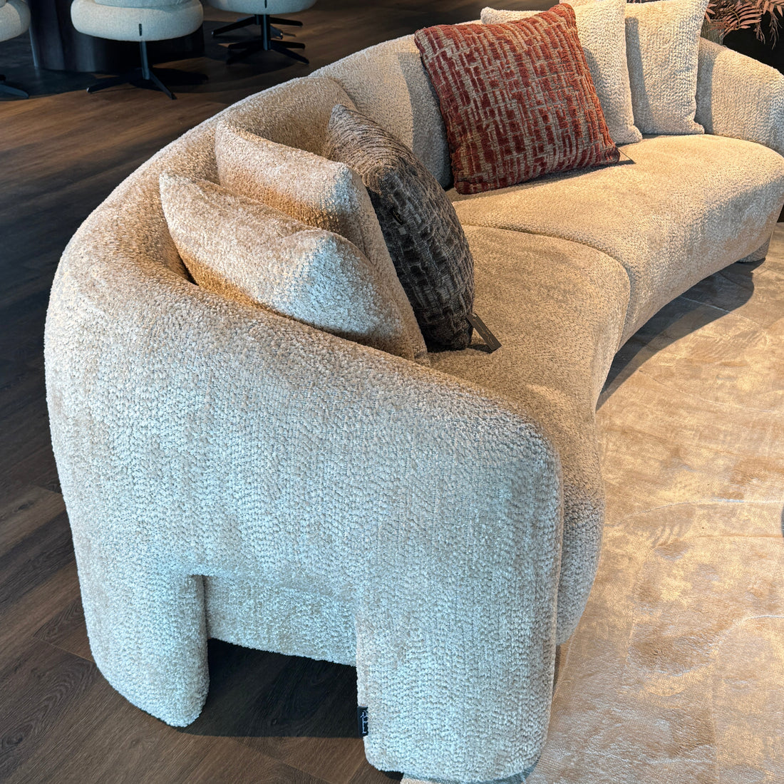 Richmond Interiors Sofa Milania lovely beige (Be Lovely 170 Beige) 3-Sitzer Sofa Richmond Interiors