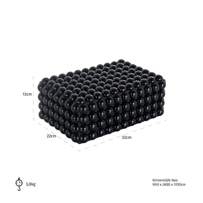 Richmond Interiors Aufbewahrungsbox Batool black large Aufbewahrungsbox Richmond Interiors