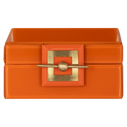Richmond Interiors Aufbewahrungsbox Bodine orange small Aufbewahrungsbox Richmond Interiors