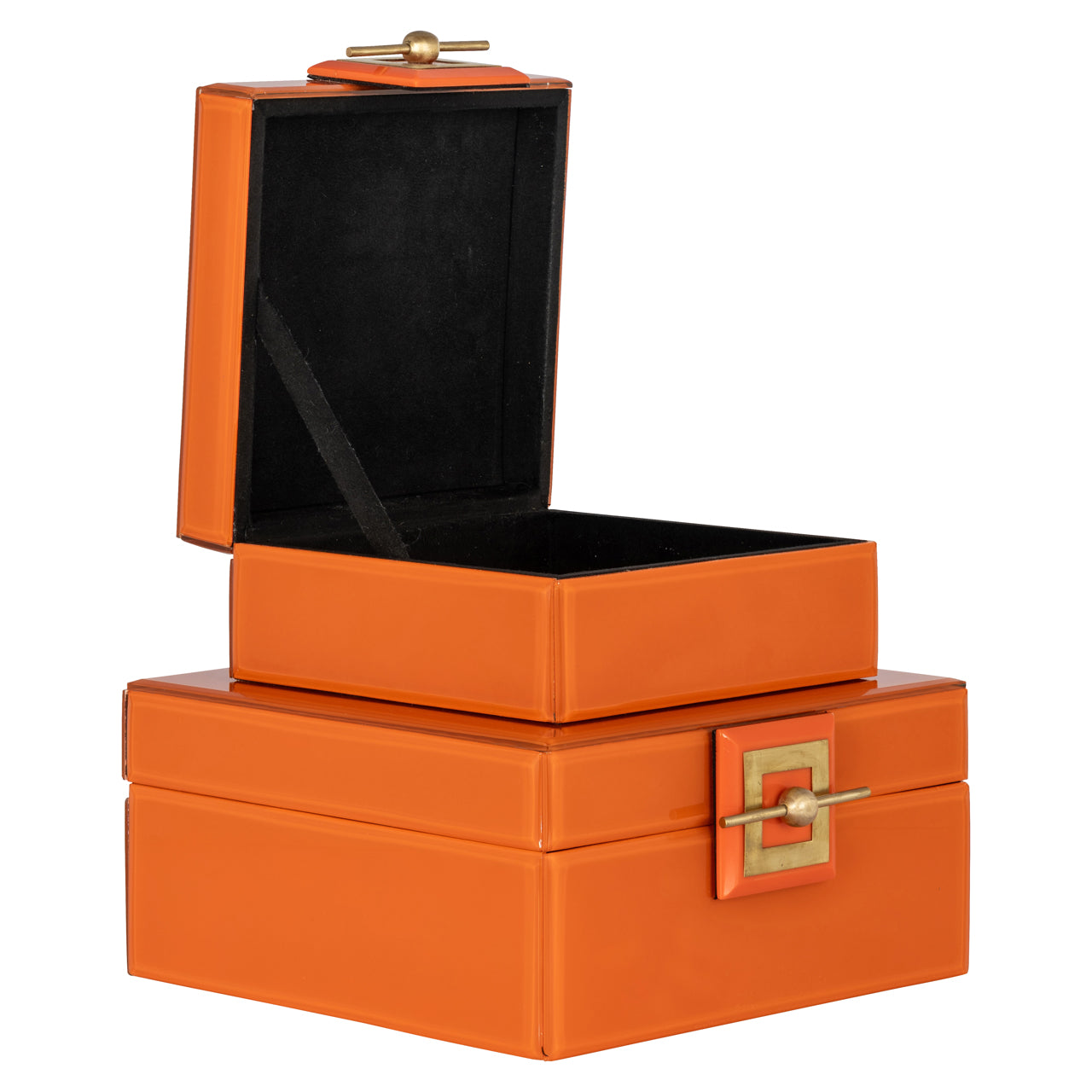 Richmond Interiors Aufbewahrungsbox Bodine orange small Aufbewahrungsbox Richmond Interiors