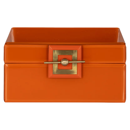 Richmond Interiors Aufbewahrungsbox Bodine orange large Aufbewahrungsbox Richmond Interiors