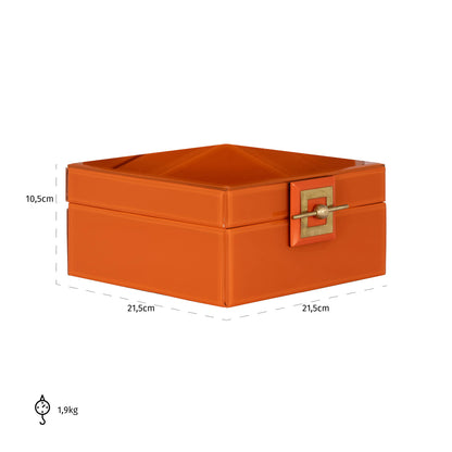 Richmond Interiors Aufbewahrungsbox Bodine orange large Aufbewahrungsbox Richmond Interiors