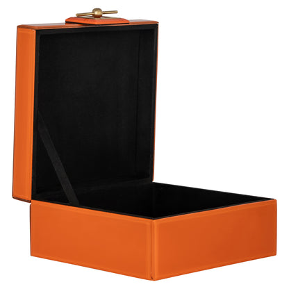 Richmond Interiors Aufbewahrungsbox Bodine orange large Aufbewahrungsbox Richmond Interiors