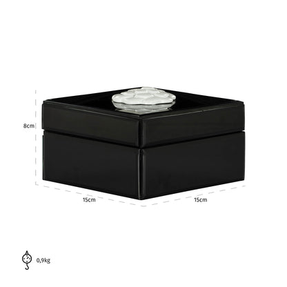 Richmond Interiors Aufbewahrungsbox Lune black/white Aufbewahrungsbox Richmond Interiors