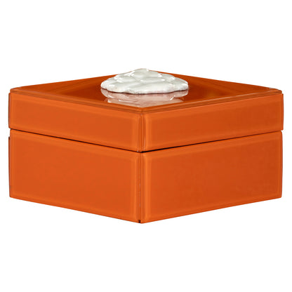 Richmond Interiors Aufbewahrungsbox Lunia orange Aufbewahrungsbox Richmond Interiors