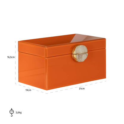 Richmond Interiors Aufbewahrungsbox Lia orange Aufbewahrungsbox Richmond Interiors