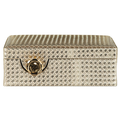 Richmond Interiors Aufbewahrungsbox Trace gold large Aufbewahrungsbox Richmond Interiors