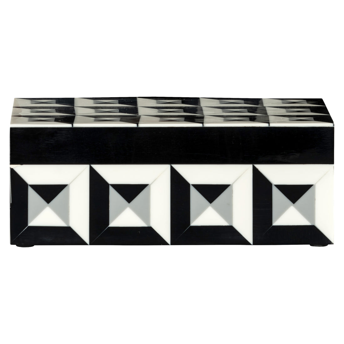 Richmond Interiors Aufbewahrungsbox Licia black/white Aufbewahrungsbox Richmond Interiors