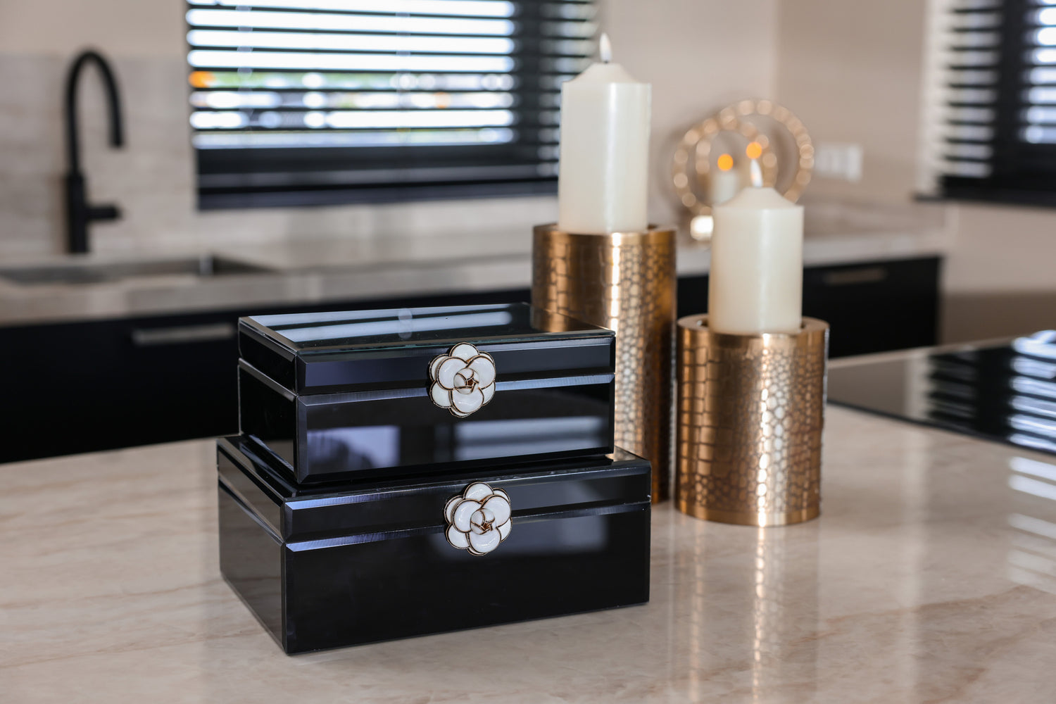 Richmond Interiors Aufbewahrungsbox Vivy black small Aufbewahrungsbox Richmond Interiors
