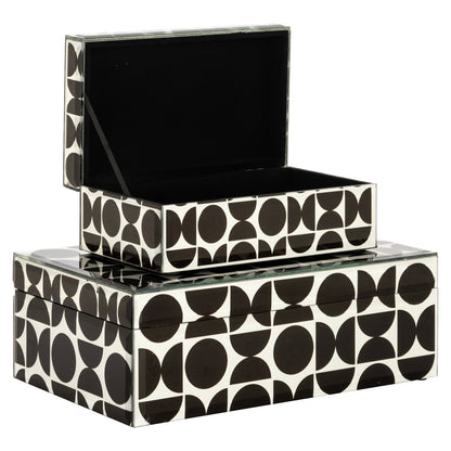 Richmond Interiors Aufbewahrungsbox Vivian black large Aufbewahrungsbox Richmond Interiors