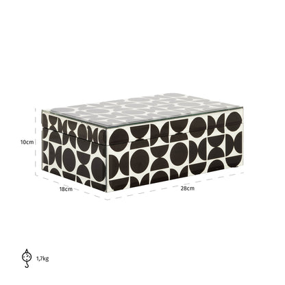 Richmond Interiors Aufbewahrungsbox Vivian black large Aufbewahrungsbox Richmond Interiors