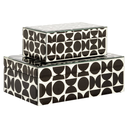Richmond Interiors Aufbewahrungsbox Vivian black large Aufbewahrungsbox Richmond Interiors