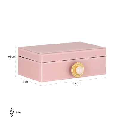 Richmond Interiors Aufbewahrungsbox Jamila pink large Aufbewahrungsbox Richmond Interiors