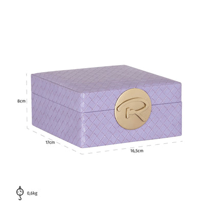 Richmond Interiors Aufbewahrungsbox Joelle purple small Aufbewahrungsbox Richmond Interiors