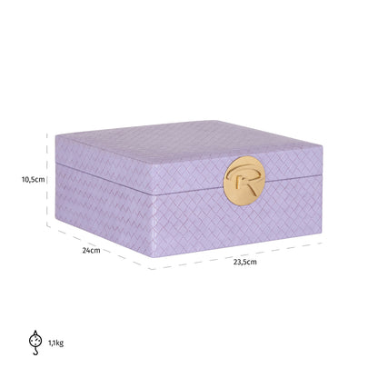 Richmond Interiors Aufbewahrungsbox Joelle purple large Aufbewahrungsbox Richmond Interiors