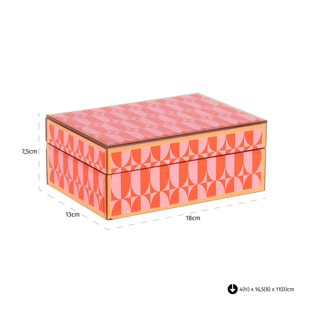 Richmond Interiors Aufbewahrungsbox Abba pink small Aufbewahrungsbox Richmond Interiors