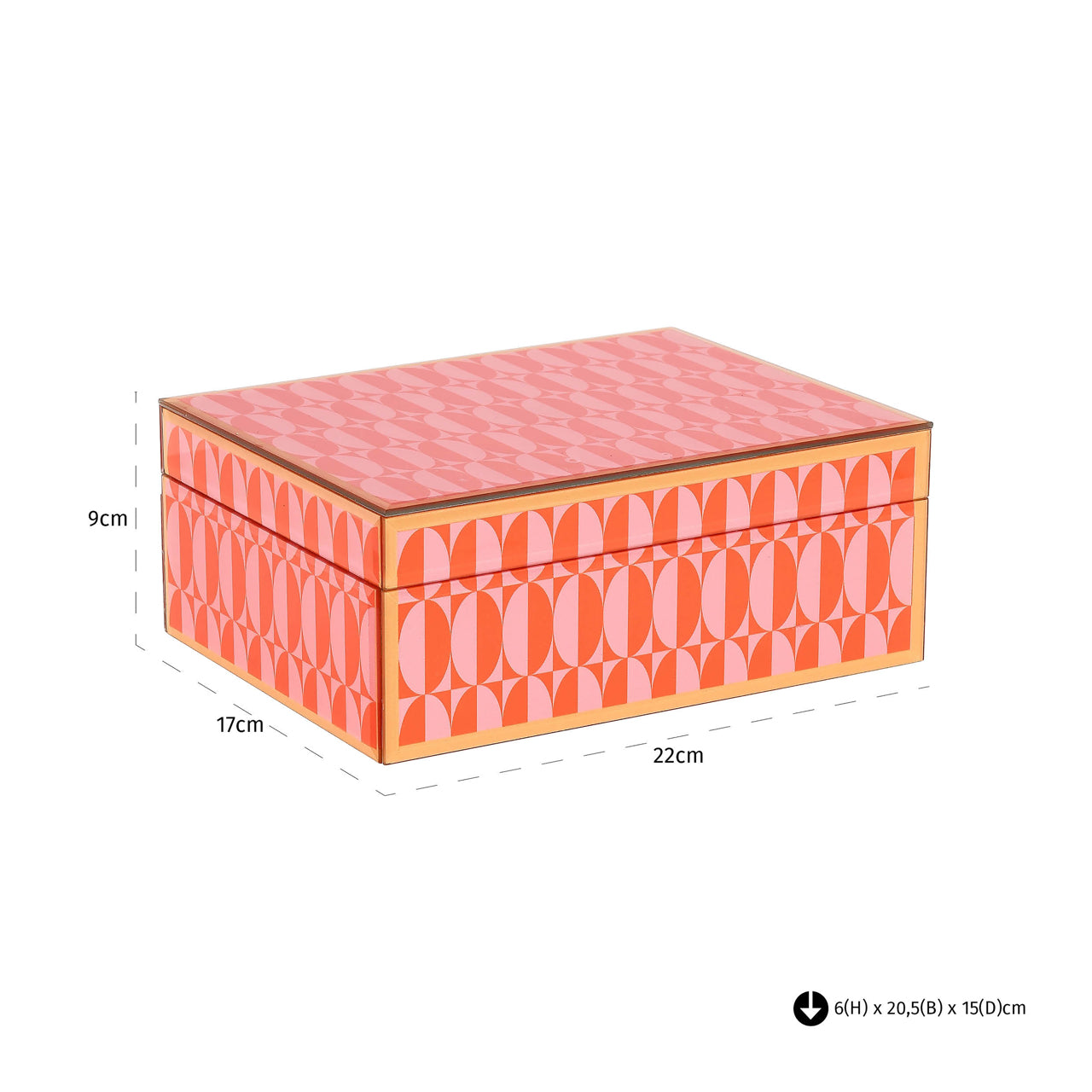 Richmond Interiors Aufbewahrungsbox Abba pink large Aufbewahrungsbox Richmond Interiors
