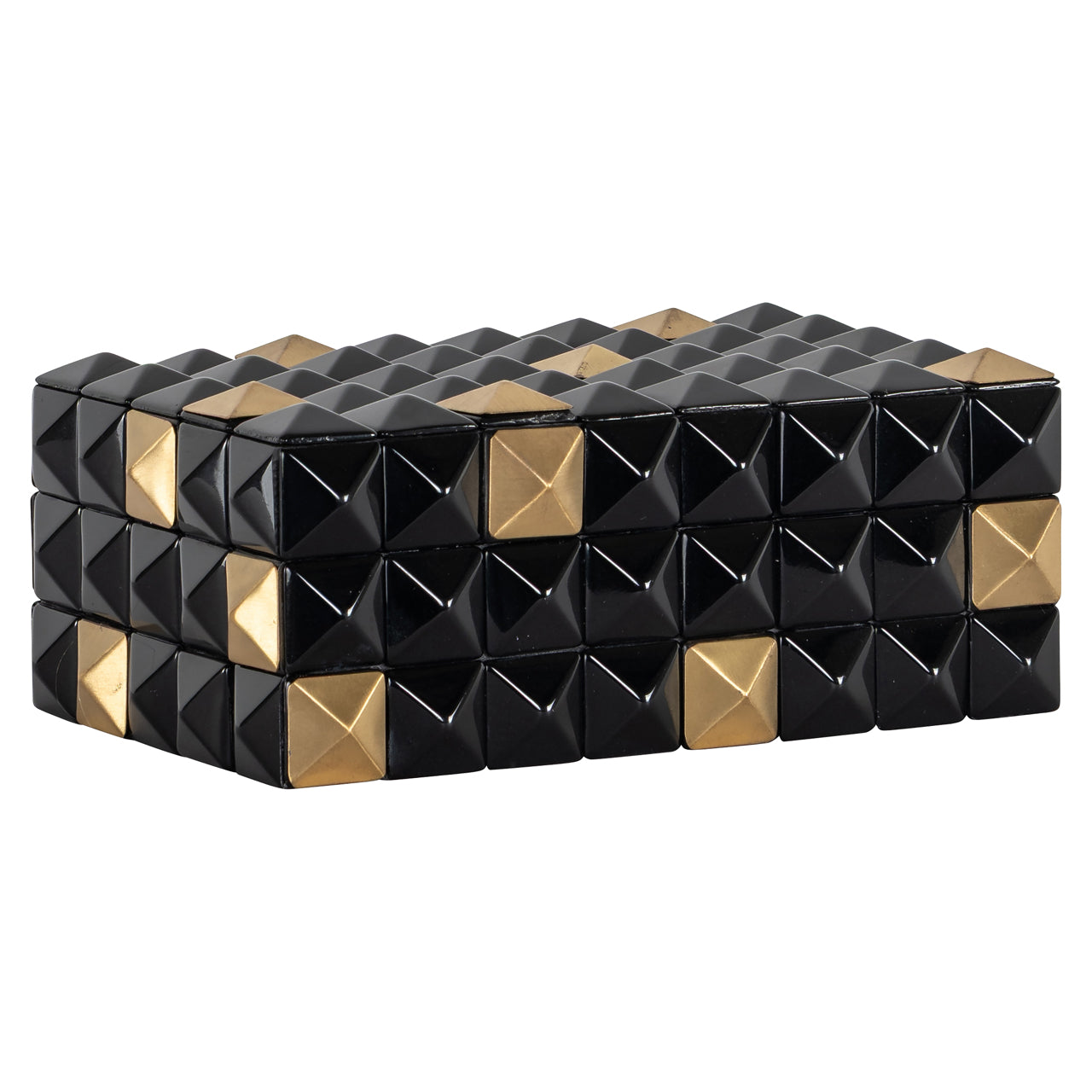 Richmond Interiors Aufbewahrungsbox Velicia black/gold Aufbewahrungsbox Richmond Interiors