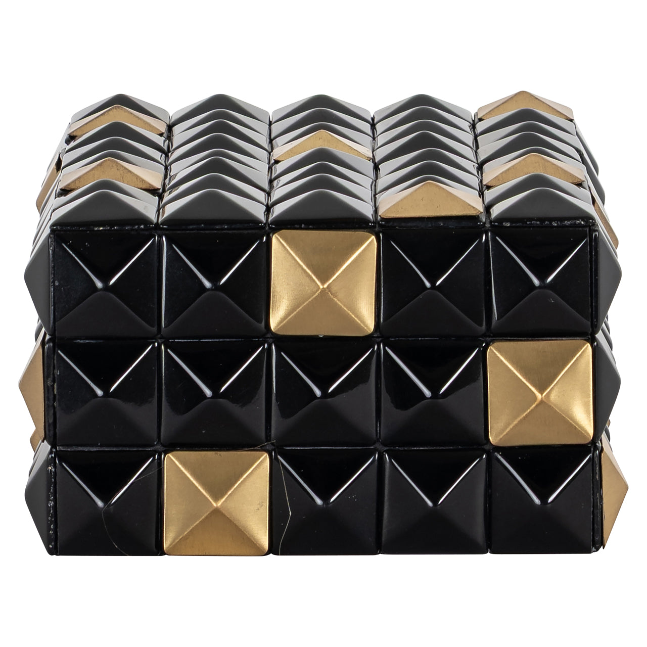 Richmond Interiors Aufbewahrungsbox Velicia black/gold Aufbewahrungsbox Richmond Interiors