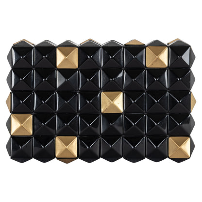 Richmond Interiors Aufbewahrungsbox Velicia black/gold Aufbewahrungsbox Richmond Interiors