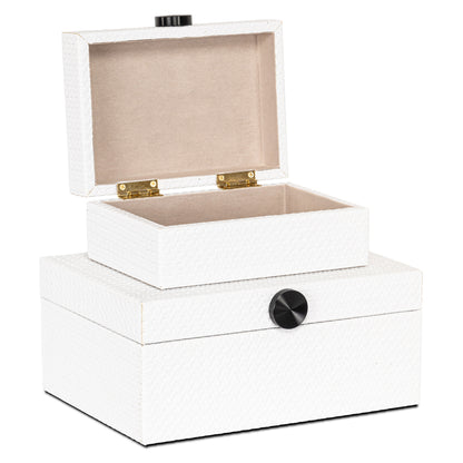 Richmond Interiors Aufbewahrungsbox Myrth white large Aufbewahrungsbox Richmond Interiors