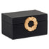 Richmond Interiors Aufbewahrungsbox Amal black/gold small Aufbewahrungsbox Richmond Interiors