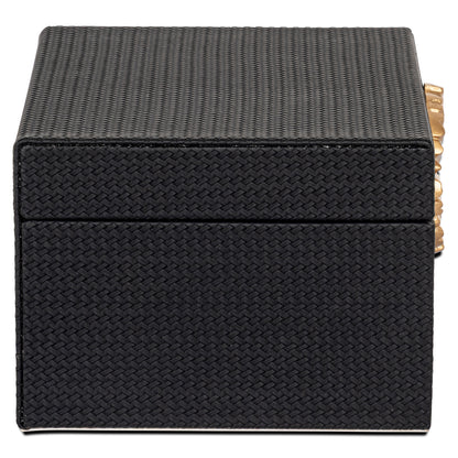 Richmond Interiors Aufbewahrungsbox Amal black/gold large Richmond Interiors