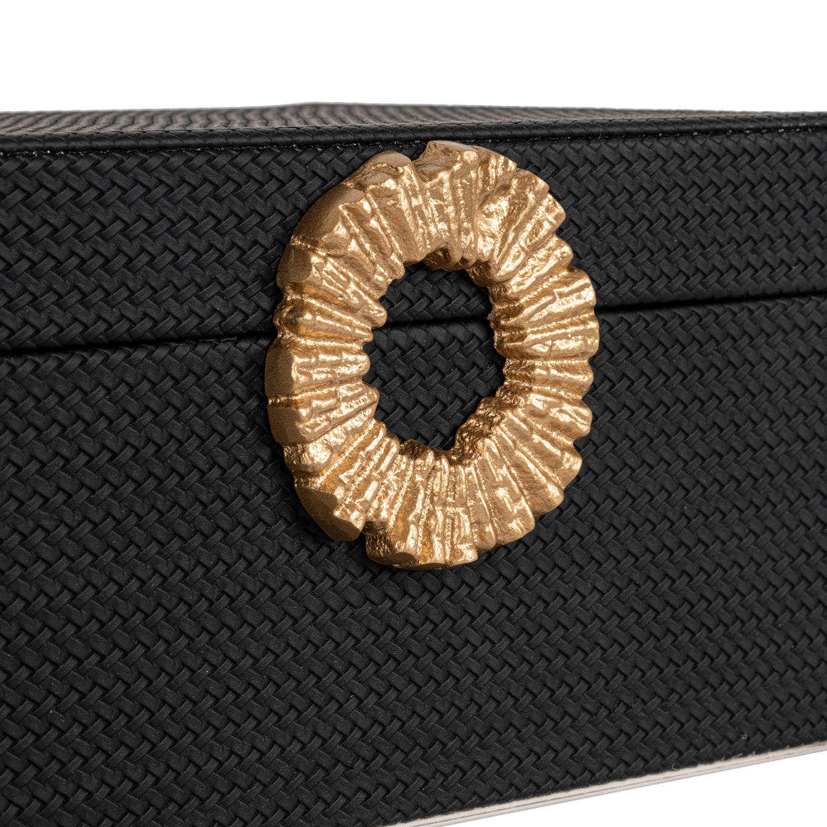 Richmond Interiors Aufbewahrungsbox Amal black/gold large Richmond Interiors