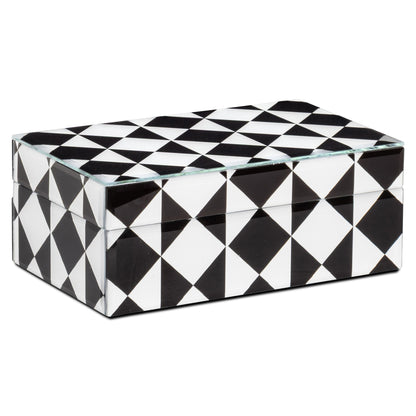 Richmond Interiors Aufbewahrungsbox Silas black/white small Aufbewahrungsbox Richmond Interiors