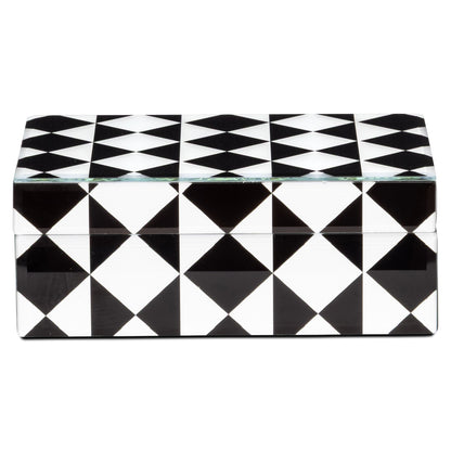 Richmond Interiors Aufbewahrungsbox Silas black/white small Aufbewahrungsbox Richmond Interiors