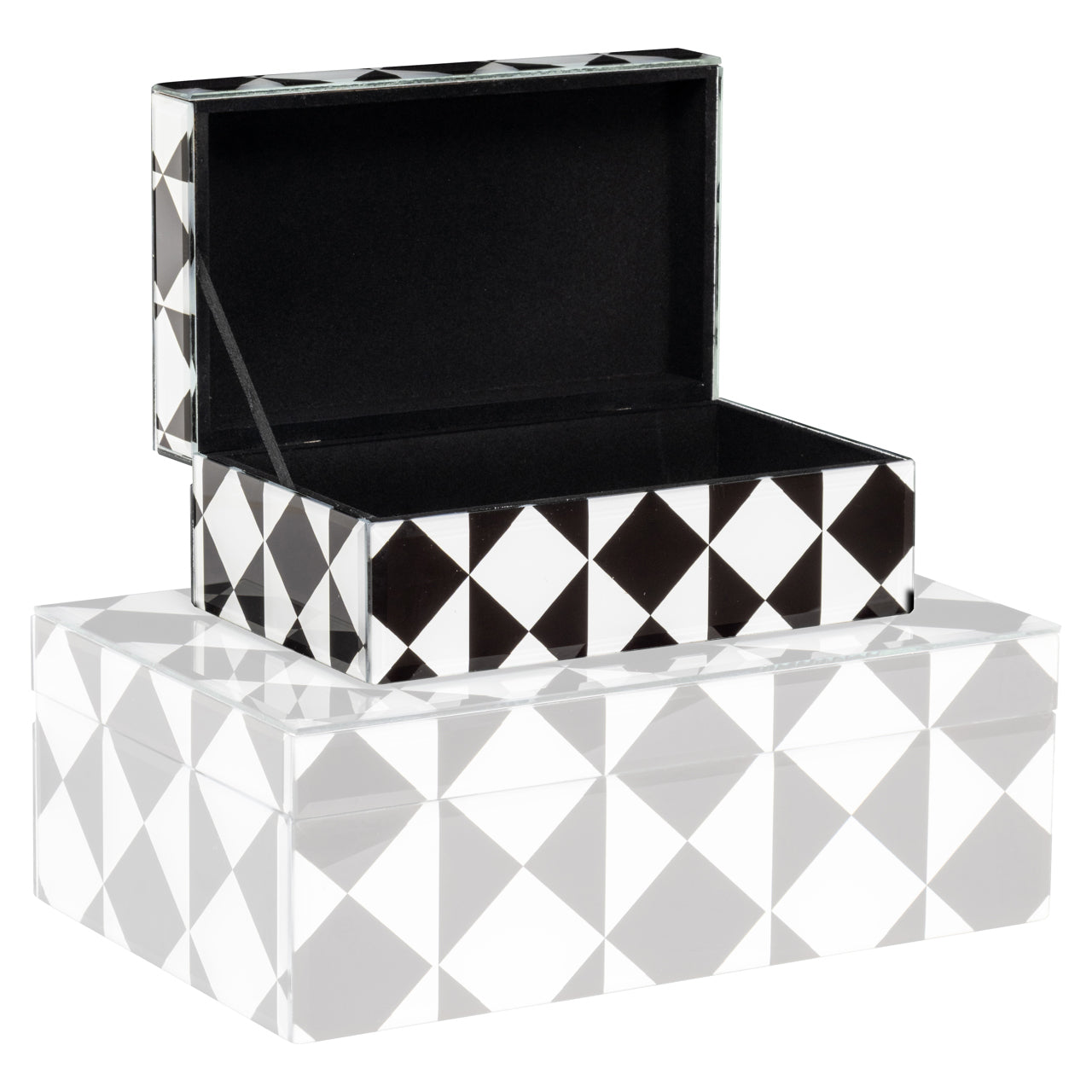 Richmond Interiors Aufbewahrungsbox Silas black/white small Aufbewahrungsbox Richmond Interiors