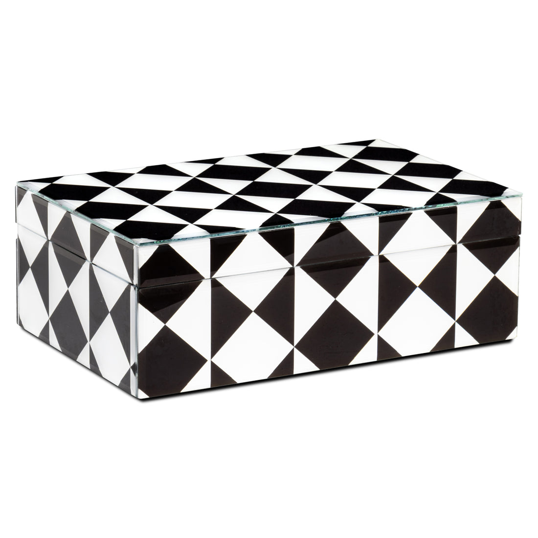Richmond Interiors Aufbewahrungsbox Silas black/white large Aufbewahrungsbox Richmond Interiors