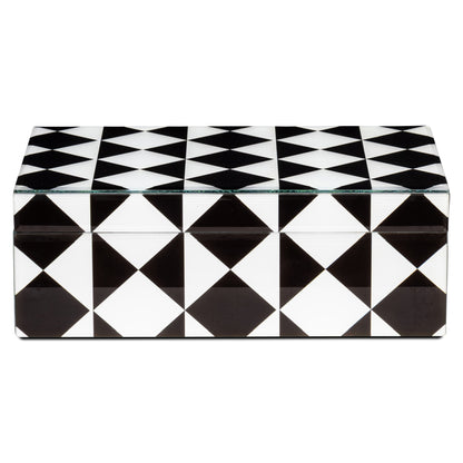 Richmond Interiors Aufbewahrungsbox Silas black/white large Aufbewahrungsbox Richmond Interiors