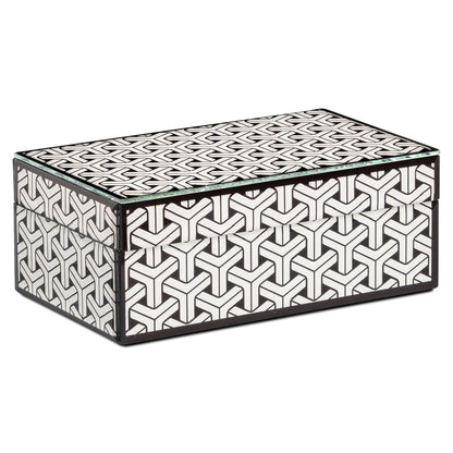 Richmond Interiors Aufbewahrungsbox Feliz black/white small Aufbewahrungsbox Richmond Interiors