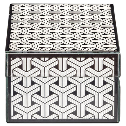 Richmond Interiors Aufbewahrungsbox Feliz black/white small Aufbewahrungsbox Richmond Interiors