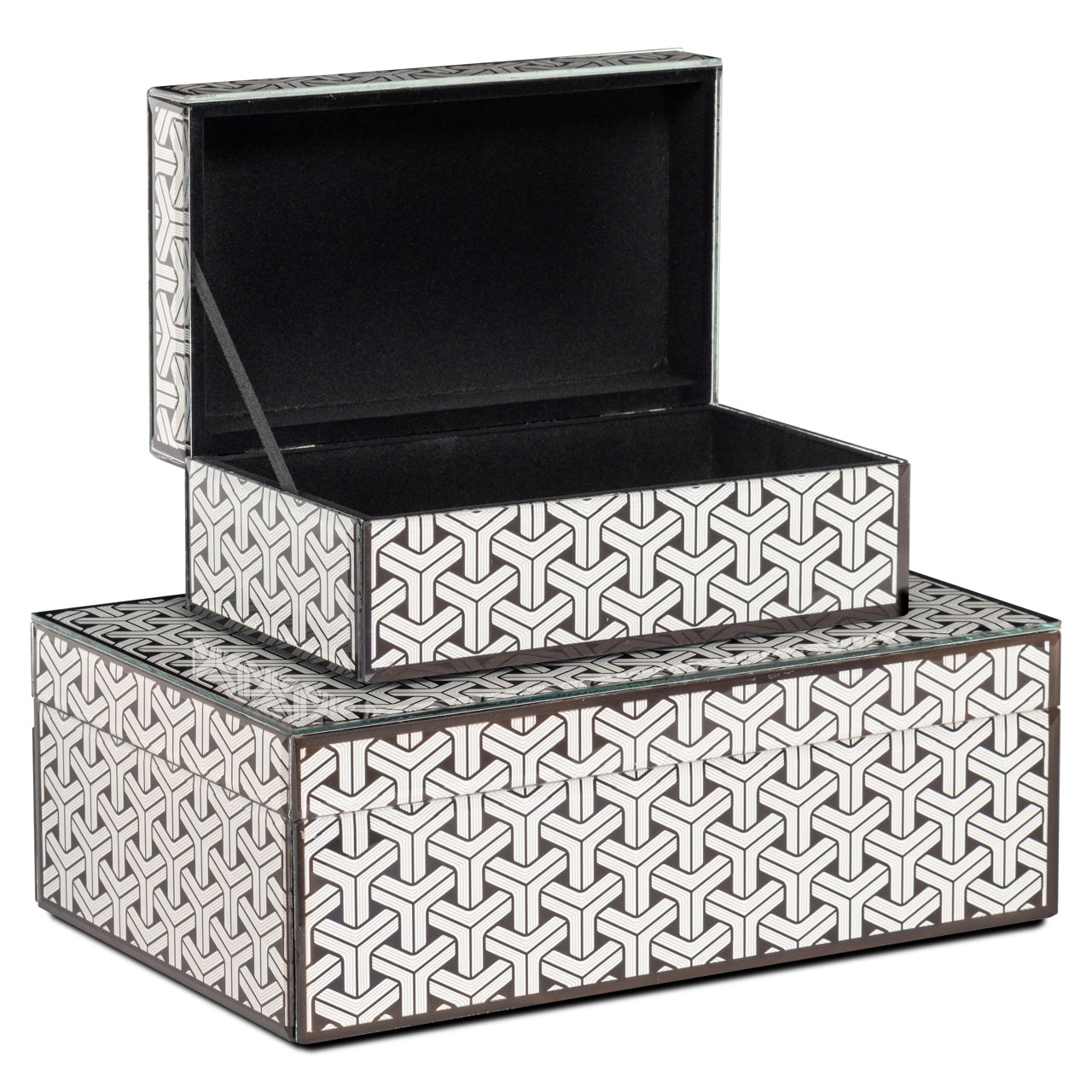 Richmond Interiors Aufbewahrungsbox Feliz black/white small Aufbewahrungsbox Richmond Interiors