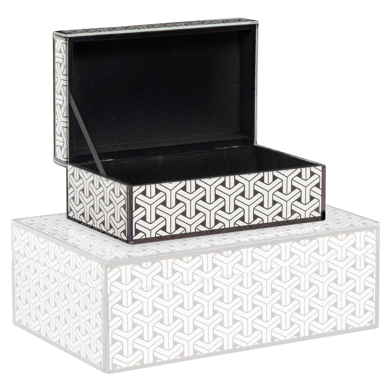 Richmond Interiors Aufbewahrungsbox Feliz black/white small Aufbewahrungsbox Richmond Interiors