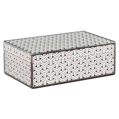 Richmond Interiors Aufbewahrungsbox Feliz black/white large Aufbewahrungsbox Richmond Interiors