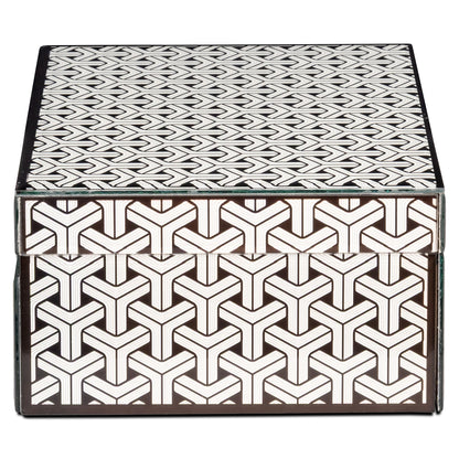 Richmond Interiors Aufbewahrungsbox Feliz black/white large Aufbewahrungsbox Richmond Interiors