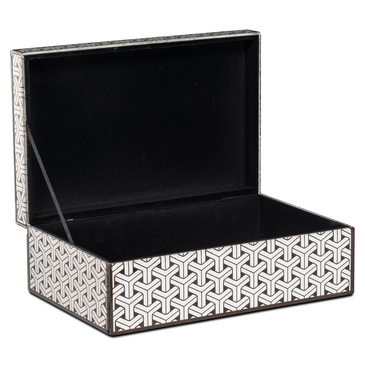 Richmond Interiors Aufbewahrungsbox Feliz black/white large Aufbewahrungsbox Richmond Interiors