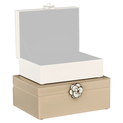 Richmond Interiors Aufbewahrungsbox Abbey ivory large Richmond Interiors