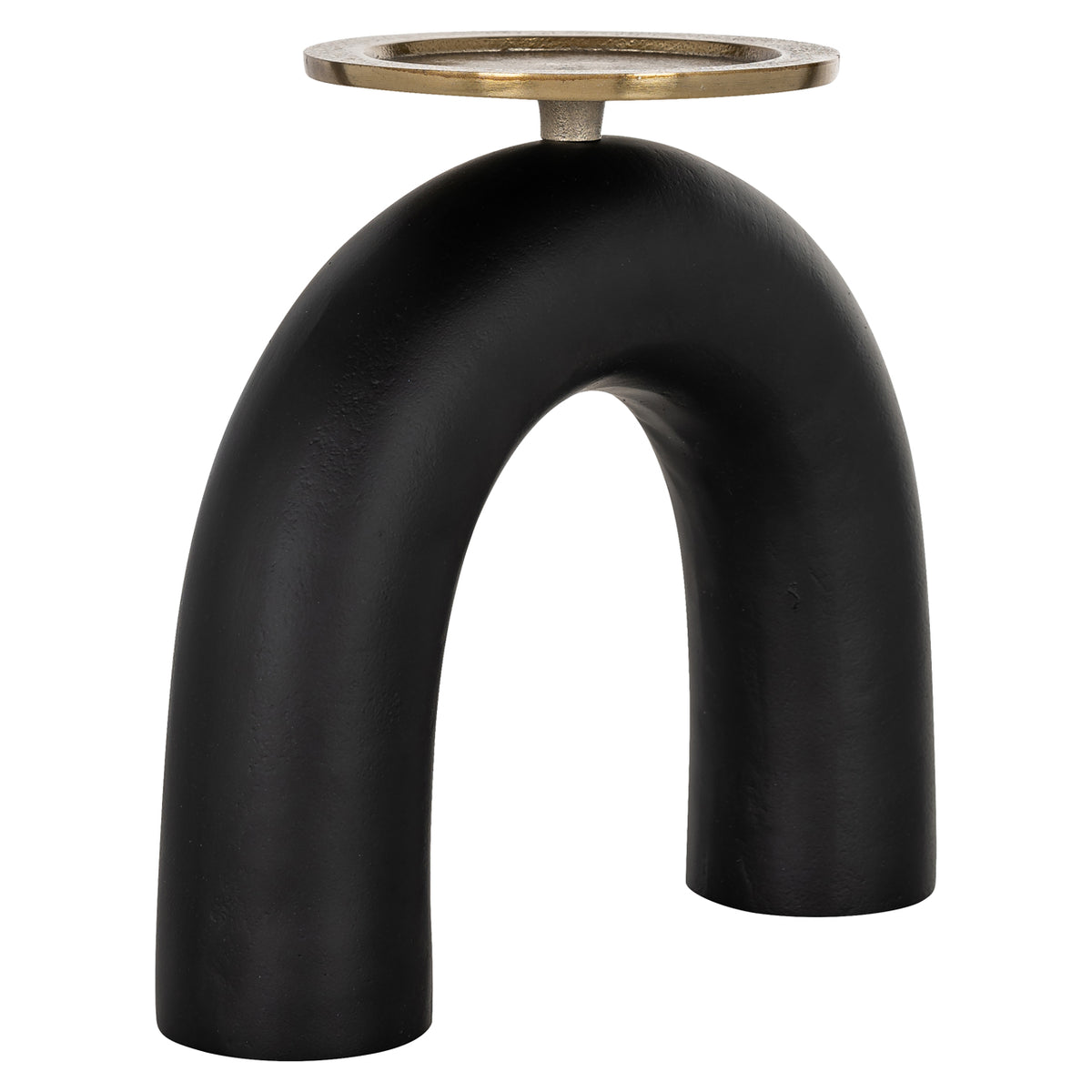 Richmond Interiors Kerzenhalter Livi black/gold large Richmond Interiors